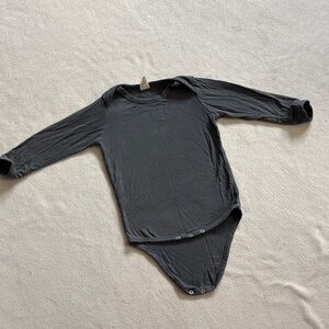 Kate Quinn Navy Bodysuit with Long Sleeves